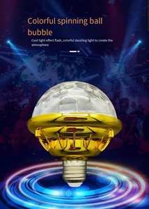 迷你E27 RGB投影灯旋转魔术球灯家庭派对KTV酒吧dj和迪斯科发光二极管光源 - Product Image 3