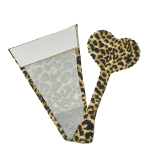 Sexy reutilizable tela leopardo estampado sin tirantes C String Tanga señora bragas autoadhesivo pegajoso ropa interior para mujeres - Product Image 4