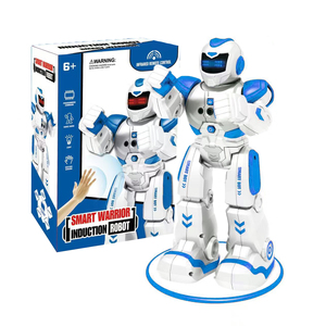 Juguete interactivo inteligente RC Robot para niños luces LED música robótica educativa juguete electrónico de plástico para aprendizaje STEM - Product Image 3
