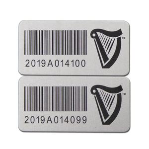 Etiqueta de activo industrial personalizada, artesanías de aluminio impermeables con código QR, número de serie, técnica de estampado de código de barras para placa de identificación - Product Image 5