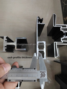 ミニマルフレームレスパティオドア隠しトラックアルミ合金とフレーミングガラススライド防水機能付き - Product Image 2