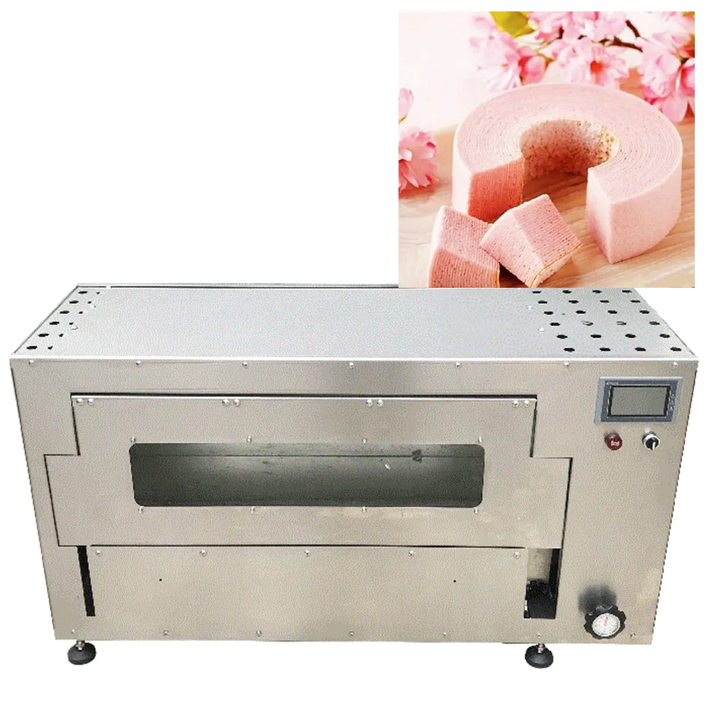 HANZUN Machine commerciale automatique pour la fabrication de gâteaux annuels en anneau Four Baumkuchen