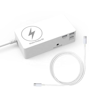 Cargador multifunción de escritorio para el hogar, cargador de viaje con puerto de carga inalámbrica de 5-10w, usb tipo c, 2023 - Product Image 1