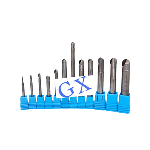 Standard <strong>PCD</strong> Milling <strong>Cutter</strong> R1/R1.5/R2/R3/R4/R5/R6*50/60/75/100*1F/2F CNC Machine Tool Cutting - Product Image 1