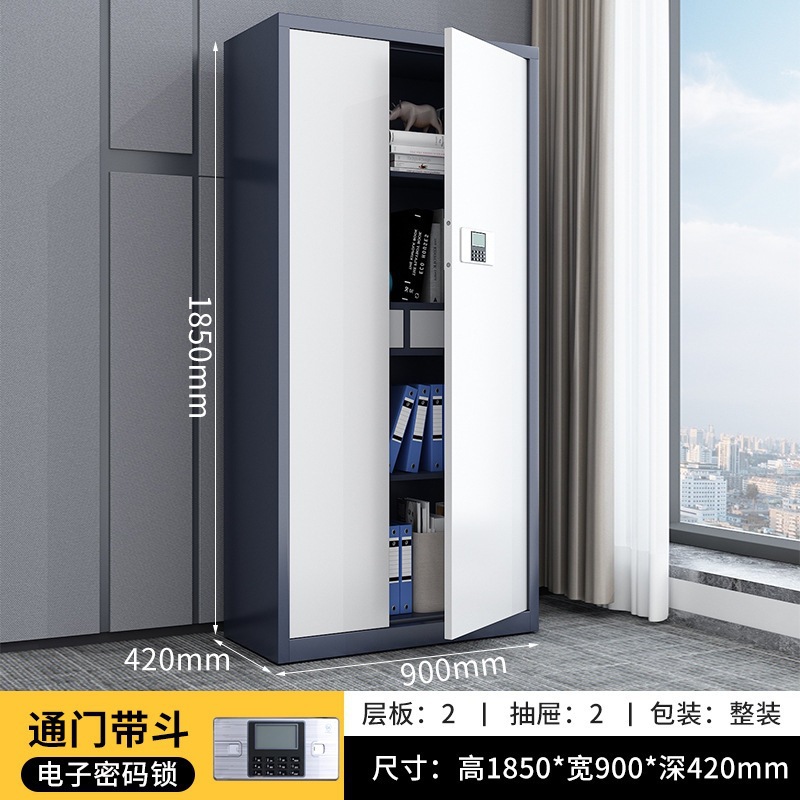 gray-white with a through door
