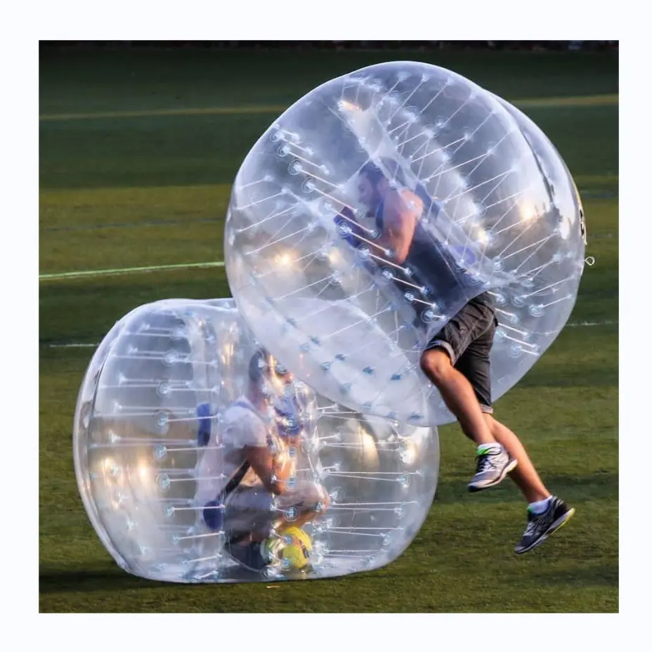 大人のための面白いインフレータブルサッカーバンパーボール屋外遊び場インフレータブルボディバブルバンパーボール
