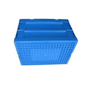 כבד החובה קיימא 485*350*330mm גודל <span class=keywords><strong>Stackable</strong></span> פלסטיק מתקפל עמיד ארגז