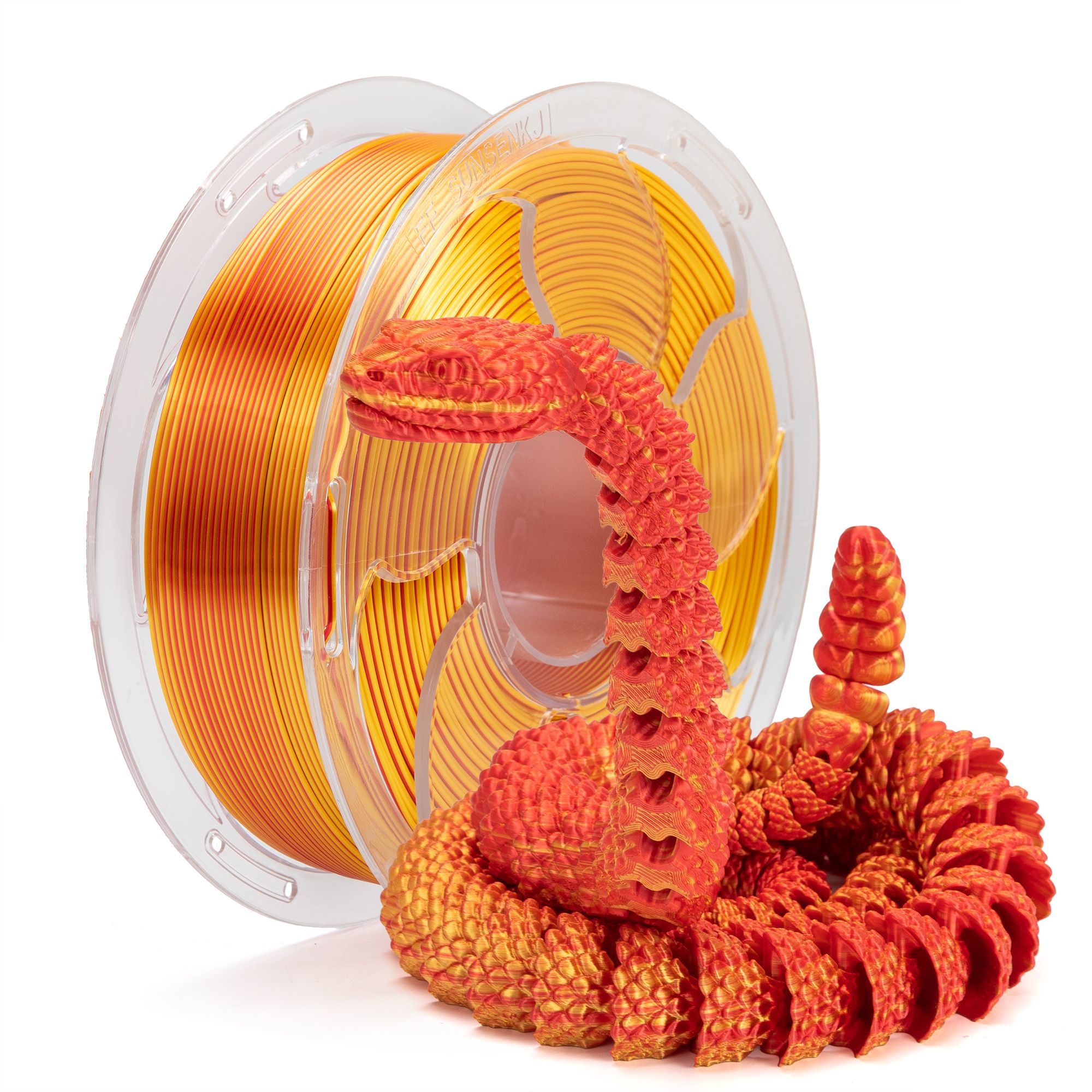 PLA Silk Gold-Red (250g)