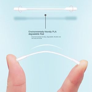 Zeytinyağı manyetik Eyeliner sökücü Swabs steril pamuk swablar