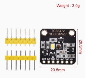 TCS34725 <strong>Color</strong> recognition <strong>sensor</strong> Bright light <strong>sensor</strong> module RGB IIC