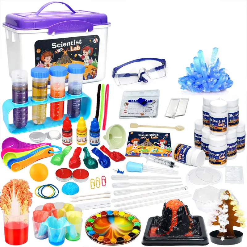 Science Kit Lab Experiments Toy 80 PCS Creative Magic Chemical DIY Stem Projects Juguetes educativos para niños de 6-8-12-14 años