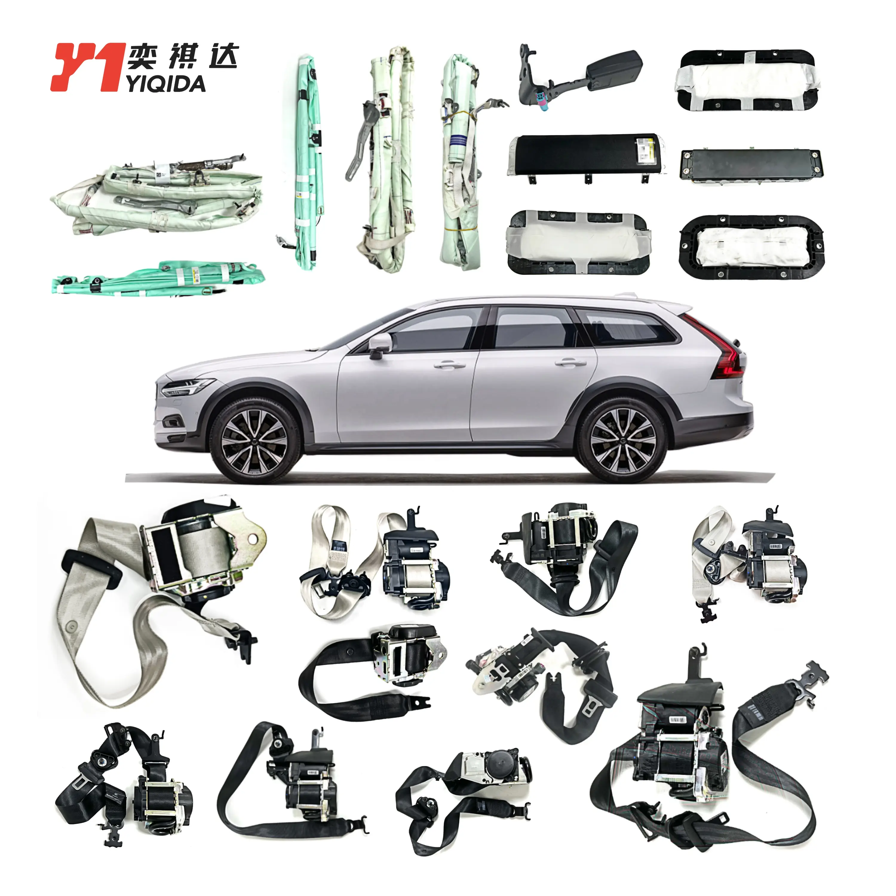 YIQIDA Zubehör Autoteile Autos icherheits systeme Airbags ysteme Airbag Autos icherheits gurte Sicherheits gurt Für Volvo XC60 XC90 V60 S60 S80