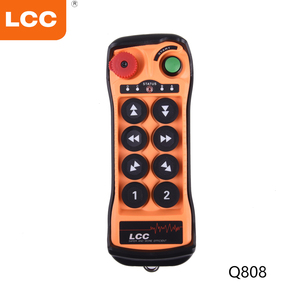 Q808 8 düğme çift hız 24 volt 433 mhz radyo uzaktan kumanda için  vinç - Product Image 2