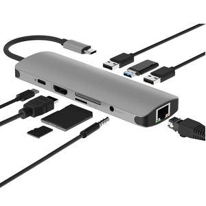 Multi Function <strong>5</strong> 6 7 <strong>8</strong> 9 10 11 12 in 1 Usb Type C to HDTV 4K RJ45 SD/TF Card Reader <strong>Adapter</strong> for Macbook Hub Docking Station - Product Image 4