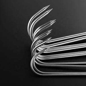 Tianxing Chất lượng cao BBQ nướng công cụ nướng vịt thịt xông khói treo móc butcher của móc thép không gỉ đôi thịt Móc - Product Image 6