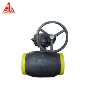 Q961F Ball Valve <strong>DN400</strong> <strong>PN25</strong> Butt Welded Full Bore Motorized Ball Valve