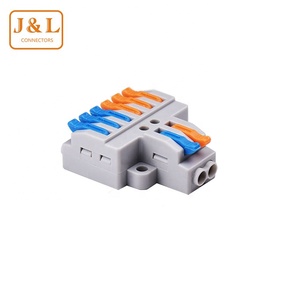 Hot 4 Square 32A Terminal de rama Conector rápido Bloque de terminales de empuje - Product Image 3
