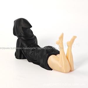 New đông lạnh 3D in bí ẩn bức tượng đen Robe Nữ Hoàng điêu khắc cho kệ sách - Product Image 3