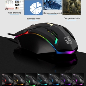 Ergonomico K2 USB LED retroilluminazione Mouse 1600DPI Gaming Hot cablato per Computer impermeabile per i giocatori per uso Desktop - Product Image 5