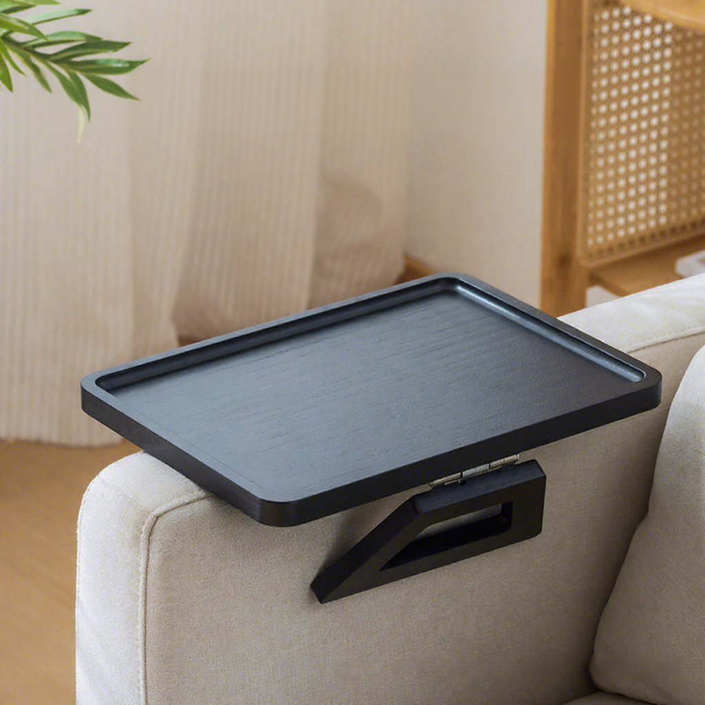 Plateau de canapé noir