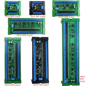 8-48CH RS485 NPN PNP入出力ポートリモートコントロールスイッチPLCIO拡張ボードDIN35ModbusRTUモジュールDC12V 24V - Product Image 2