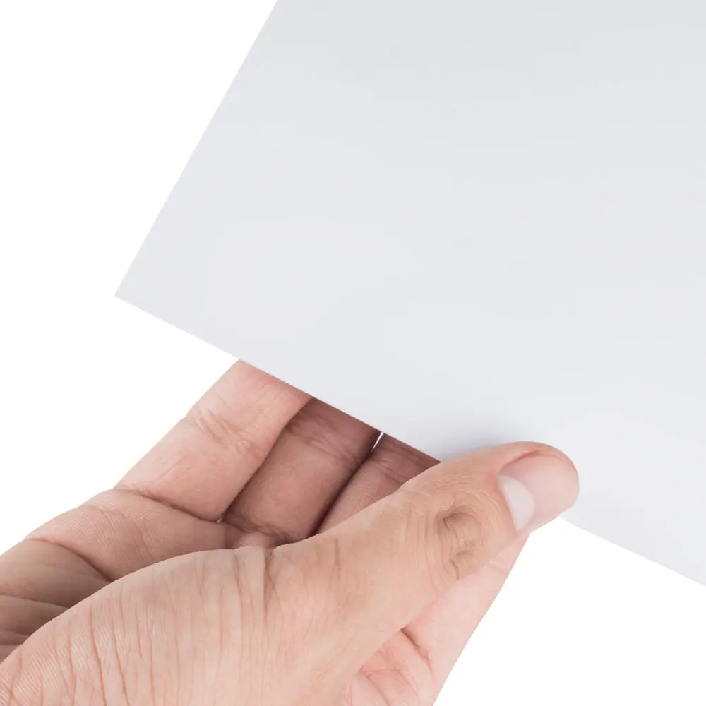 A4 özel mürekkep püskürtmeli yazdırılabilir mat PVC kart levha beyaz PVC plastik levha laminasyon kartı