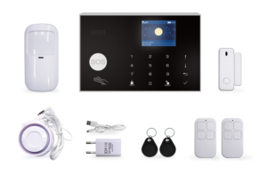 Pantalla LCD multilingüe inalámbrico Tuya Wifi 4G GSM sistema de alarma de seguridad inteligente para el hogar con Alexa Google Home 100 zonas inalámbricas - Product Image 2