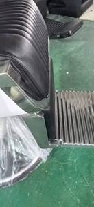 Gemi için hazır Modern stil berber koltuğu krom asansör perma tıraş deri koltuk çıkarılan anahtar kelimeler berber sandalyeleri - Product Image 6