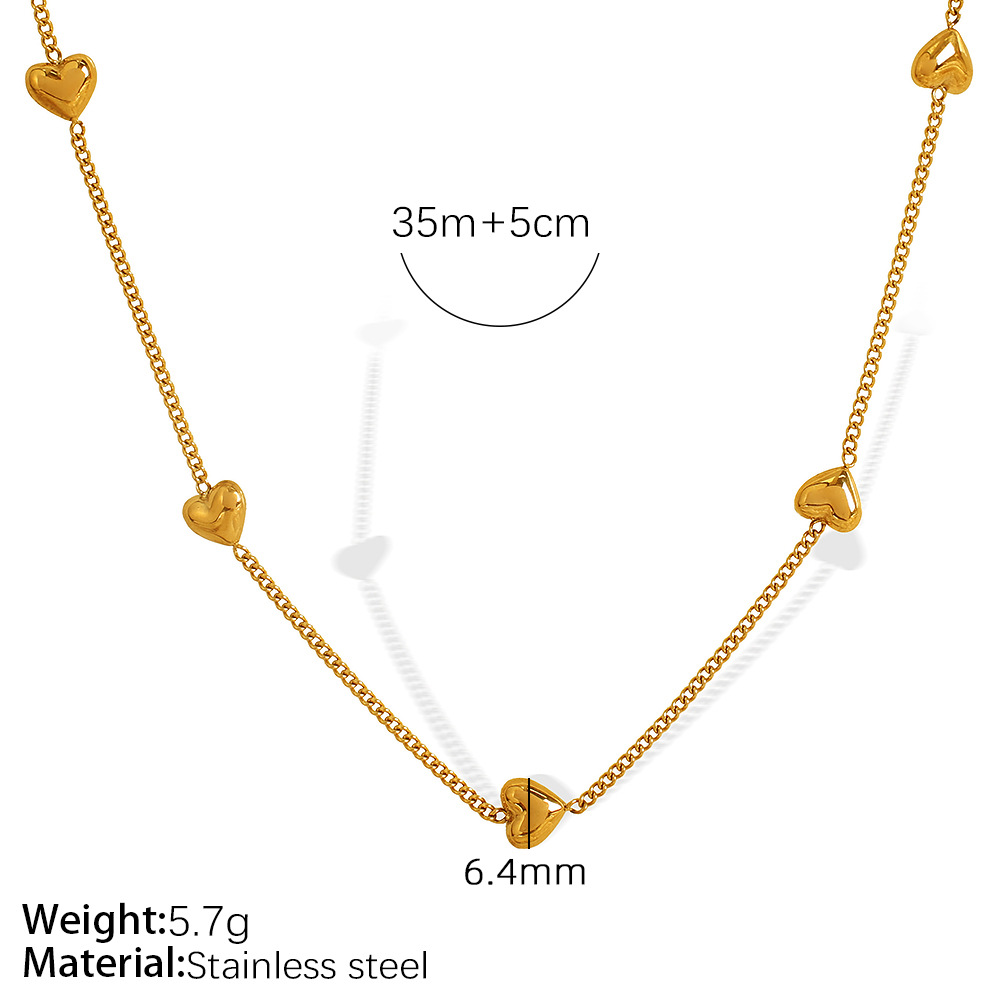 Collier vertical doré XL135