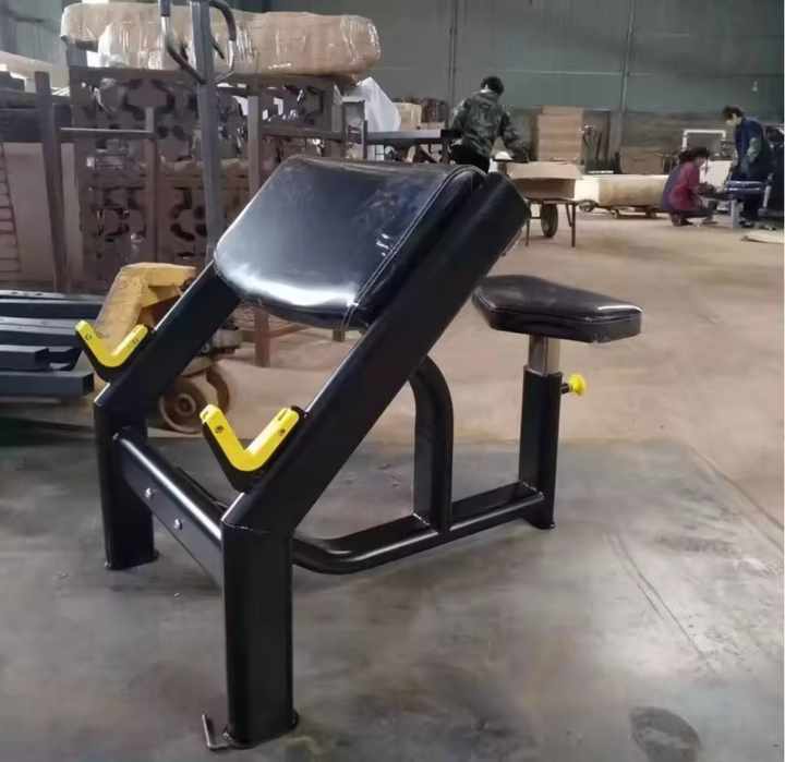 Equipo de Fitness duradero, brazo de predicador, máquina de gama alta, bancos de rizos de bíceps sentados, prensa reclinable, Banco Scott inclinado