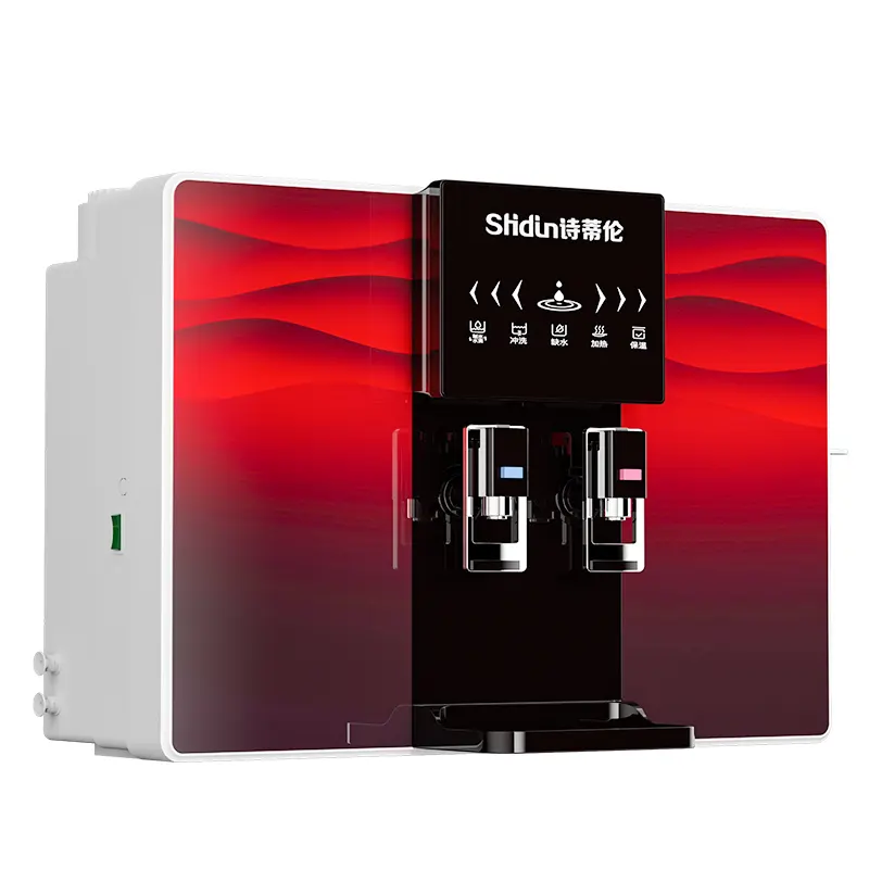 Elettrico 5-Stage RO System Desktop depuratore di acqua calda e fredda erogatore di ghiaccio per acqua potabile e refrigeratore