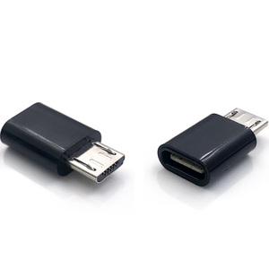 ミニショートマイクロUSBBオス-USBCタイプメスコンバーターUSB-C V8Type-Cアダプターおよびコネクター - Product Image 4