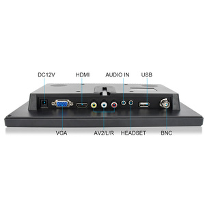 Pantalla de 10,1 pulgadas Mini Vga + entrada HD con función de reproductor de DVD de pantalla pequeña pantalla Lcd de escritorio para el hogar Monitor de computadora Pantalla de coche