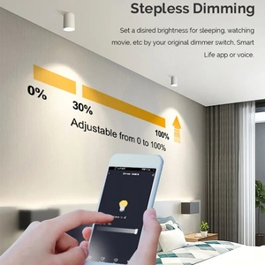 Zigbee3.0スマートtuya 0/1-10V DIY LED調光器調光可能スイッチモジュール240vはalexaおよびGoogleHomeで動作します - Product Image 3