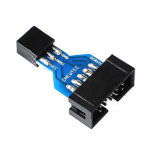 STK500 AVR ISP programcı AVR ISP uyumlu çift başlık arayüzü Arduino için yükleme Booloader, AVR FDKJGECF için yanık programı