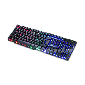 RGB Gaming <strong>Keyboard</strong> 104 Keys Wired USB Colorful LED Backlight Game <strong>Mouse</strong> for Desktop <strong>Use</strong> - Product Image 2