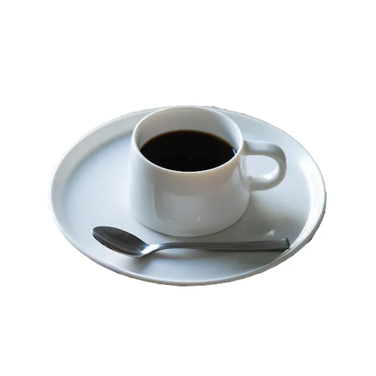 Красивая надежная объемная красочная керамическая дешевая простая белая кофейная кружка
