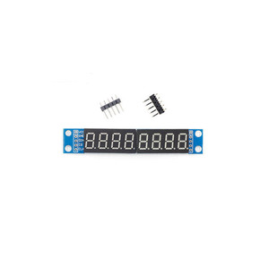 Taidacent 3.3V 5V STM32 Microcontroller Serial Driver MAX7219 Dot Matrix Module 8 Digit 7 Segment Led Display - Product Image 2