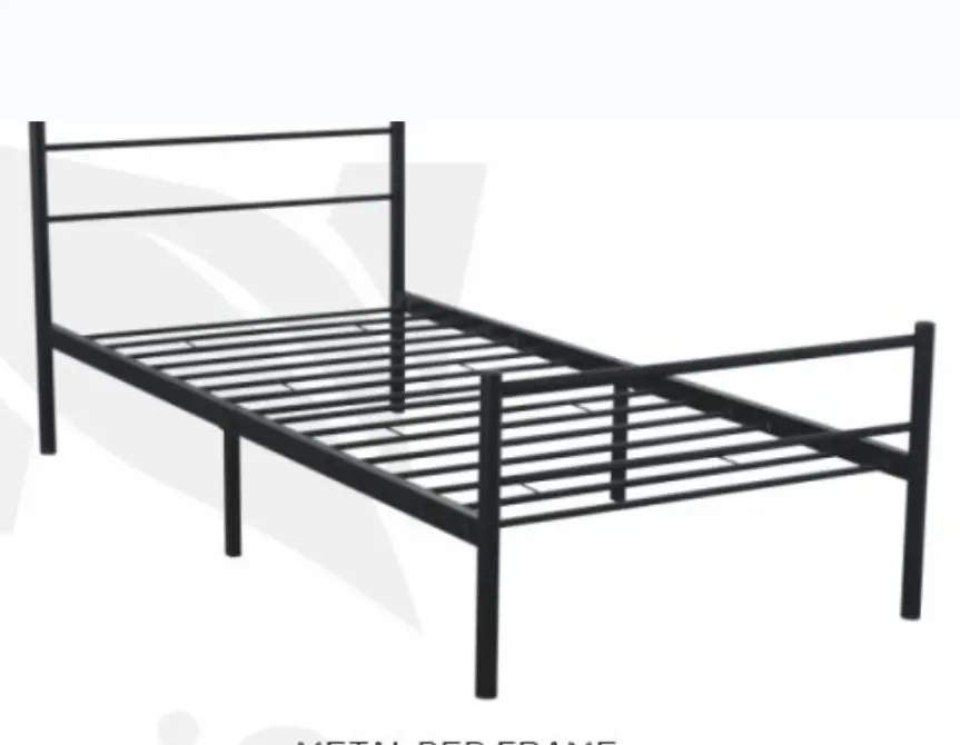 Ultimo design struttura del letto in metallo semplice piattaforma letto testiera struttura in ferro letto matrimoniale