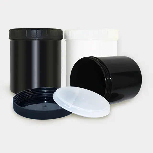 30 мл 50 мл 100 мл 120 мл 200 мл 250 мл 500 мл косметическая упаковка прозрачный Янтарный черный ПЭТ пластиковая банка для крема с пластиковым li
