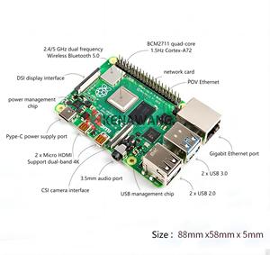 Qualitäts sicherung Raspberry Pi 4 Modell B 2GB BCM2711 Cortex-A72 1,5 GHz Mit Dual Band Wifi Support POE - Product Image 6