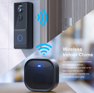 Timbre inalámbrico inteligente HD 1080P, cámara de visión nocturna, WIFI, IP, intercomunicador, teléfono de puerta para seguridad del hogar, sistema de timbre de puerta con vídeo - Product Image 4