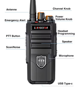 D-750 IPX8 Walkie Talkie - HD Sound Secure Encryption Long-Range Signal Relay Automatic <strong>Networking</strong> 5000 km Walkie Talkie - Product Image 4
