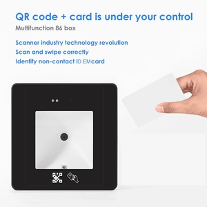 Código QR 125Khz EM Lector de tarjetas RFID Control DE ACCESO Lector de tarjetas Escáner USB Wiegand RS232 485 2D Código QR Escáner de código de barras - Product Image 4