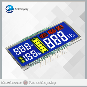 Custom 7 segmento HTN negativo Display a colori modulo SJXDGN031 schermo LCD a basso consumo energetico - Product Image 5