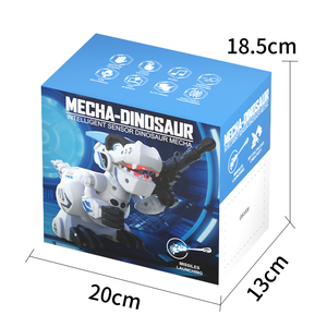 2.4g konuşmak interaktif ses ışık uzaktan kumanda yürüyüş Led Rc dinozor Robot oyuncak sallamak kafa ve kuyruk fonksiyonu ile - Product Image 3