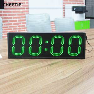 CHEETIE CP027 blu programmabile 4 cifre orologio a intervalli digitale da 6 pollici LED cronometro Wireless Timer Crossfit da parete - Product Image 4