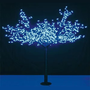 ไฟต้นซากุระ LED สำหรับตกแต่งวันหยุด IP67กันน้ำได้ดอกไม้จำลองไฟต้นไม้ LED