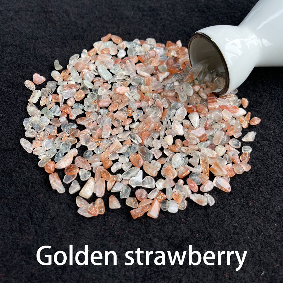 Quartz fraise doré