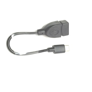 Yepyeni 0.2 metre siyah OTG veri kablosu tip-c döner USB 2.0 kadın uzatma USB Flash sürücü genişleme bilgisayar kablosu - Product Image 2